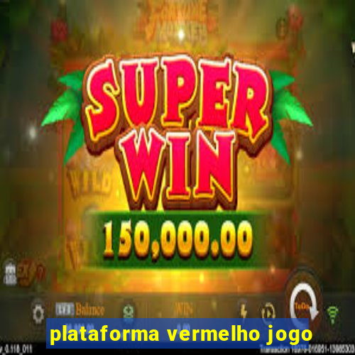 plataforma vermelho jogo